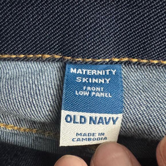 75. New W/Tag Old Navy Maternity Skinny Front Low Panel SZ: 4 - Picture 3 of 6